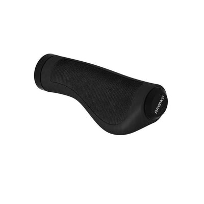Brooks ergonomische Gummigriffe (130+130 mm) – schwarz