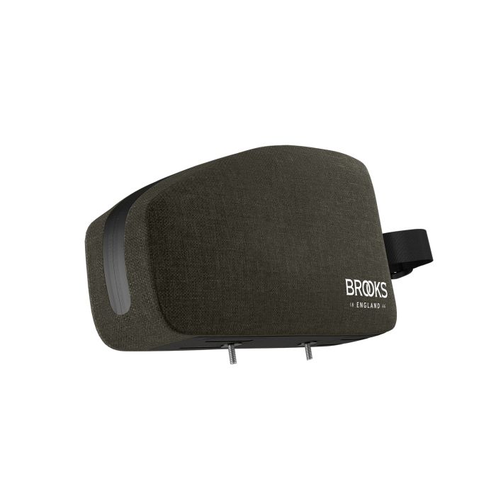 Brooks Scape Oberrohrtasche mit Schrauben (0,9 l) – Schlammgrün