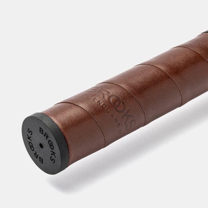 Brooks Weidenledergriff (130+130 mm) – Antikbraun
