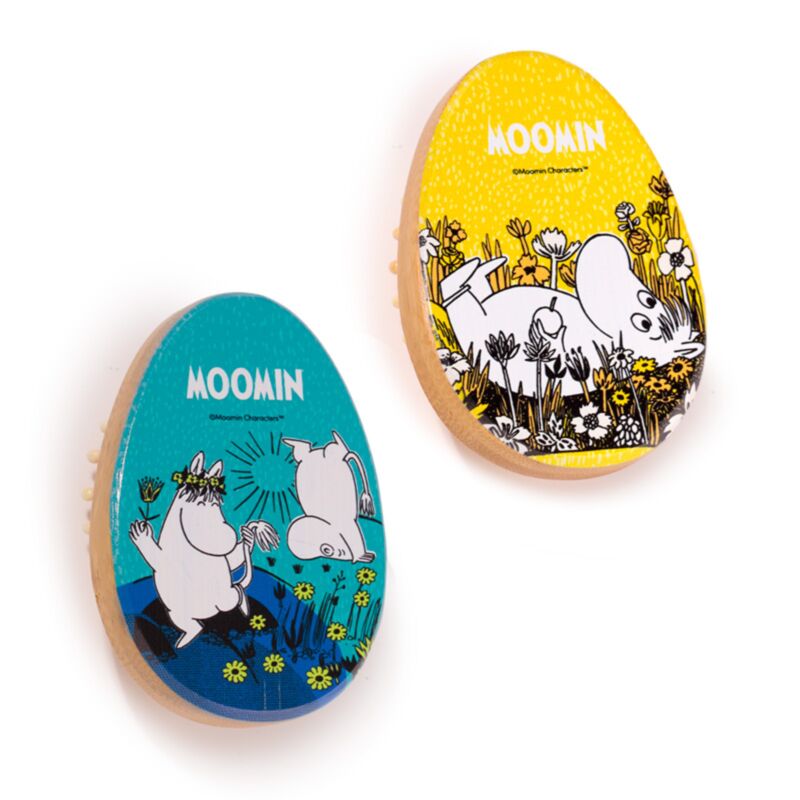 Moomin-förmige Bambushaarbürste