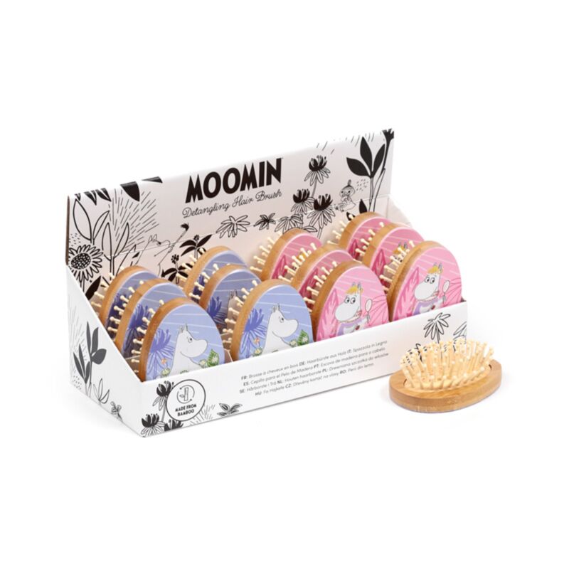 Moomin Tammi -Form Bambus Haarbürste