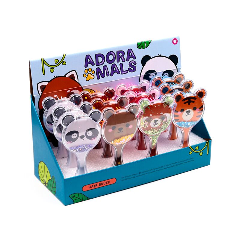 Adoramals wilde Glitzer-Haarbürste