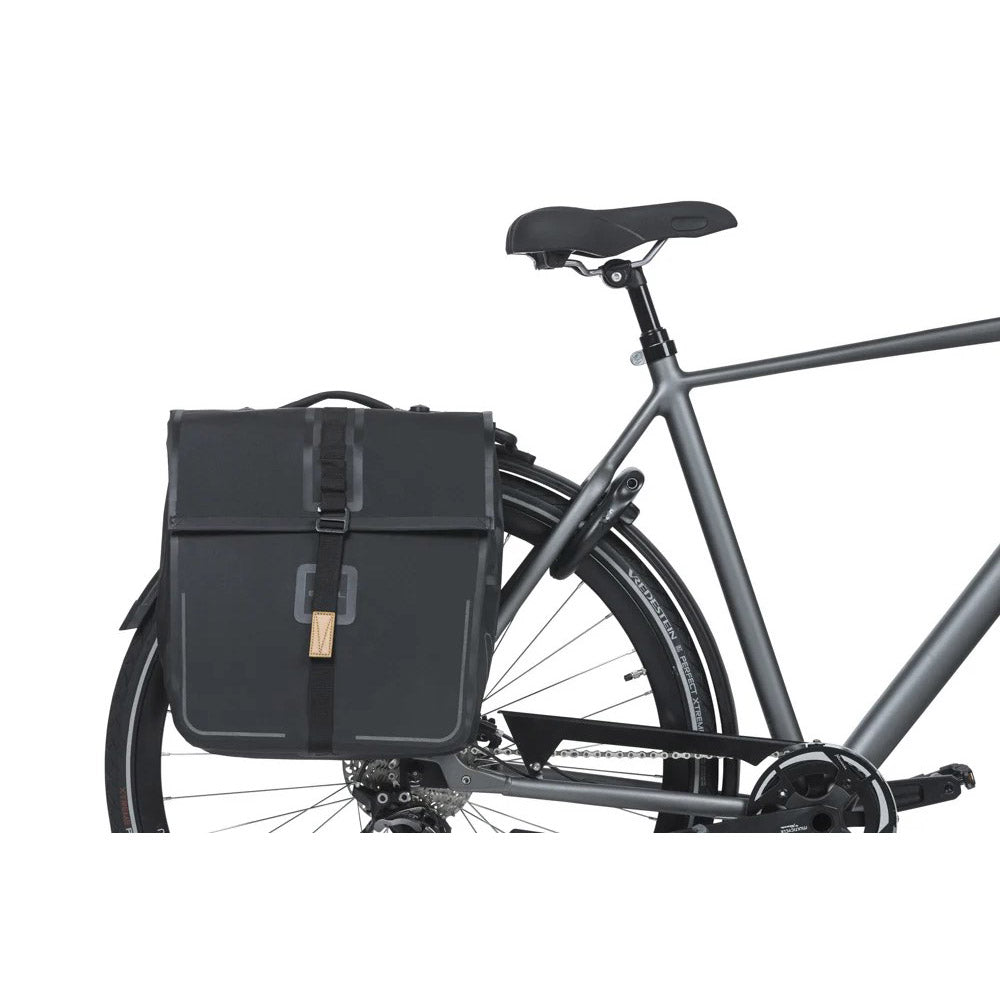 Basilikum Fahrradbeutel doppelte städtische trockene schwarze mik 50l