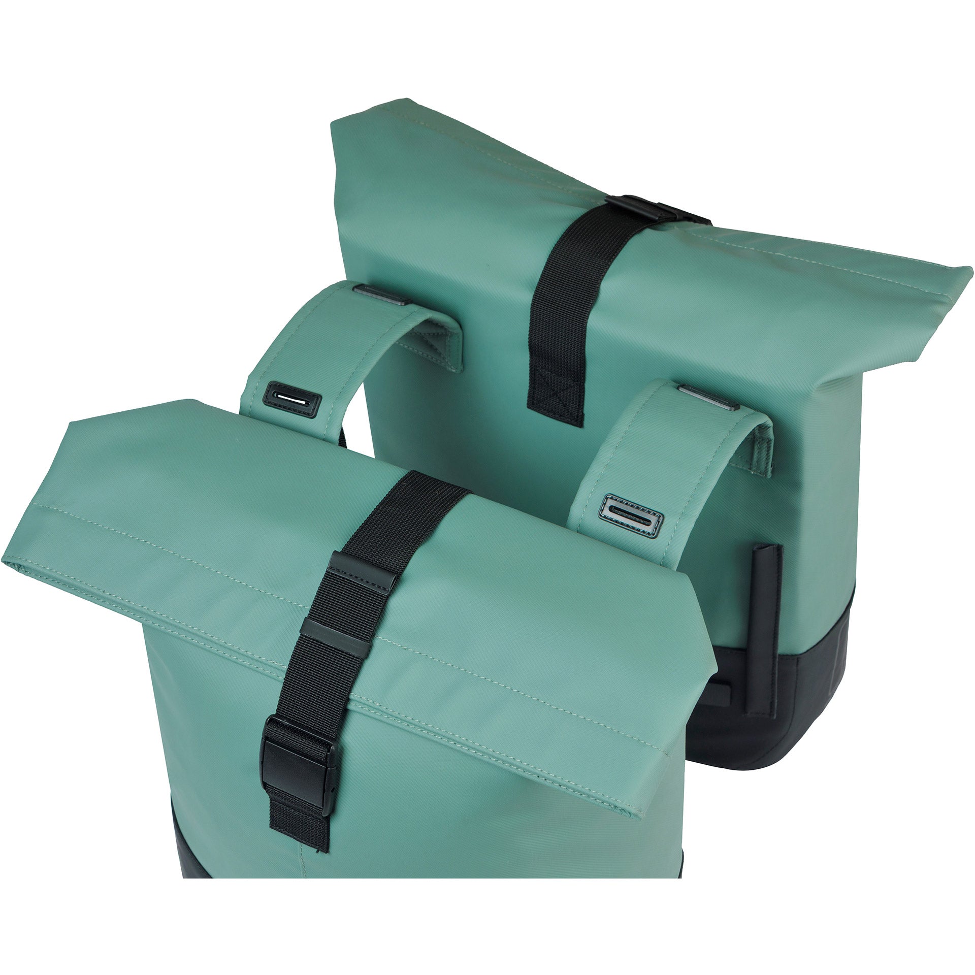 Basil Doppelte Fahrradtasche Cove 28-32l 14 x 29 x 36 cm - Grün Schwarz