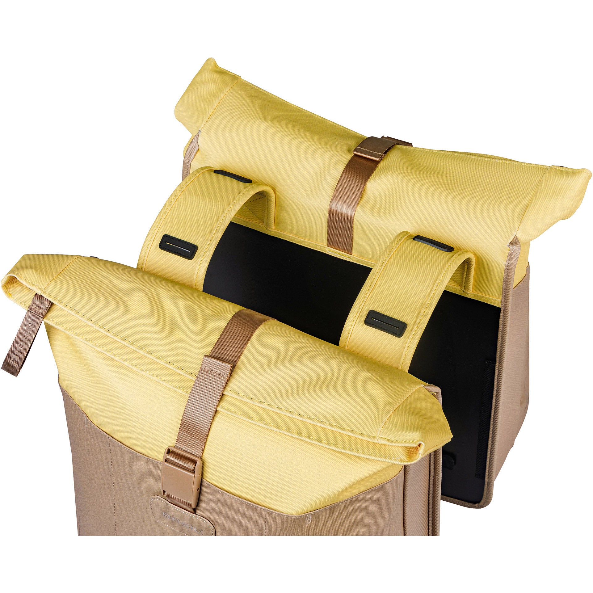 Basil Tasche Vive Double Sandgelb | 35l