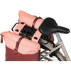 Basil Doppelte Fahrradtasche Vive Mik 28-35l 14 x 30 x 38 cm – Burgunderrosa