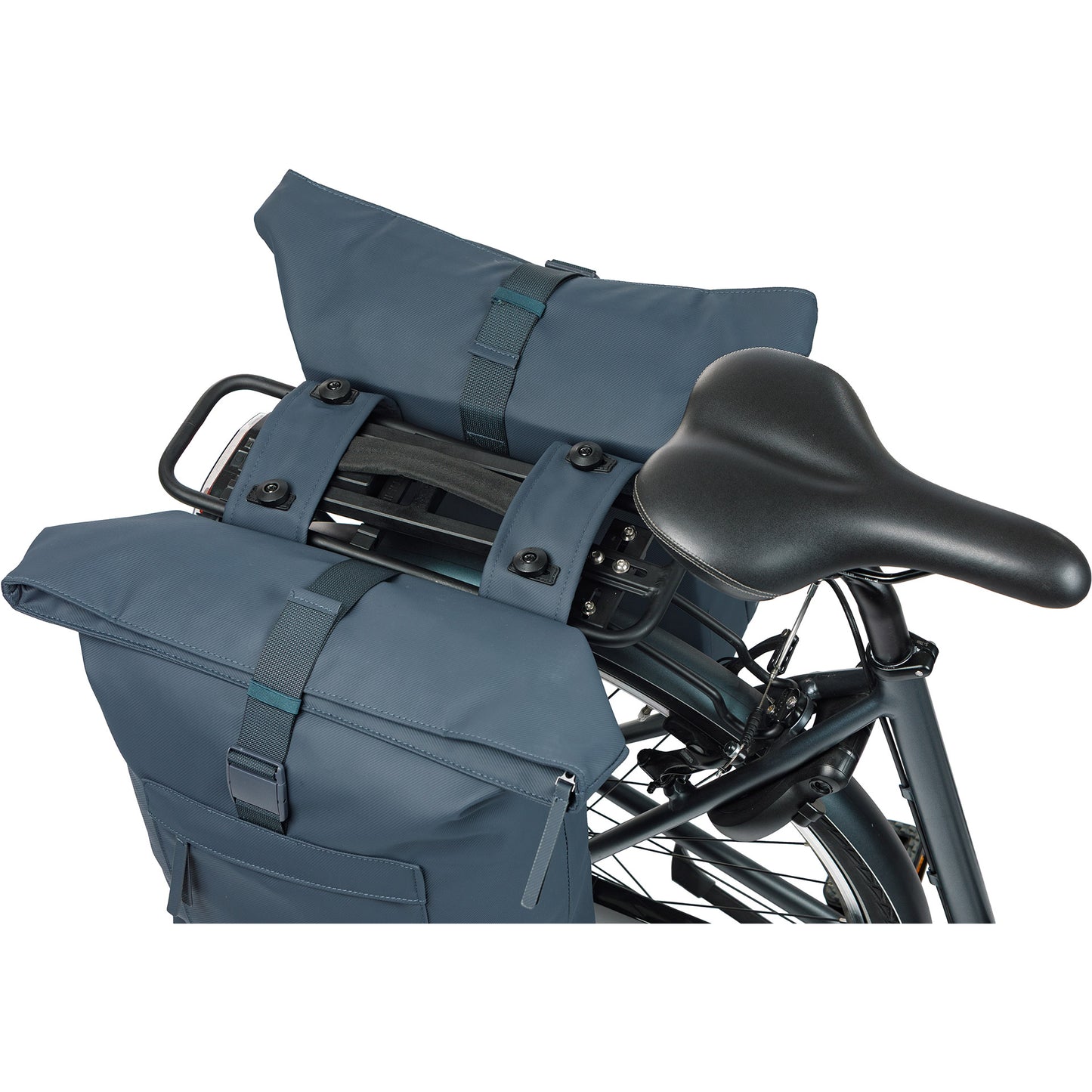Basil Doppelte Fahrradtasche Brooklyn Mik 41l 14 x 30 x 37 cm – blau