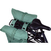 Basil Doppelte Fahrradtasche Brooklyn Mik 41l 14 x 30 x 37 cm – grün