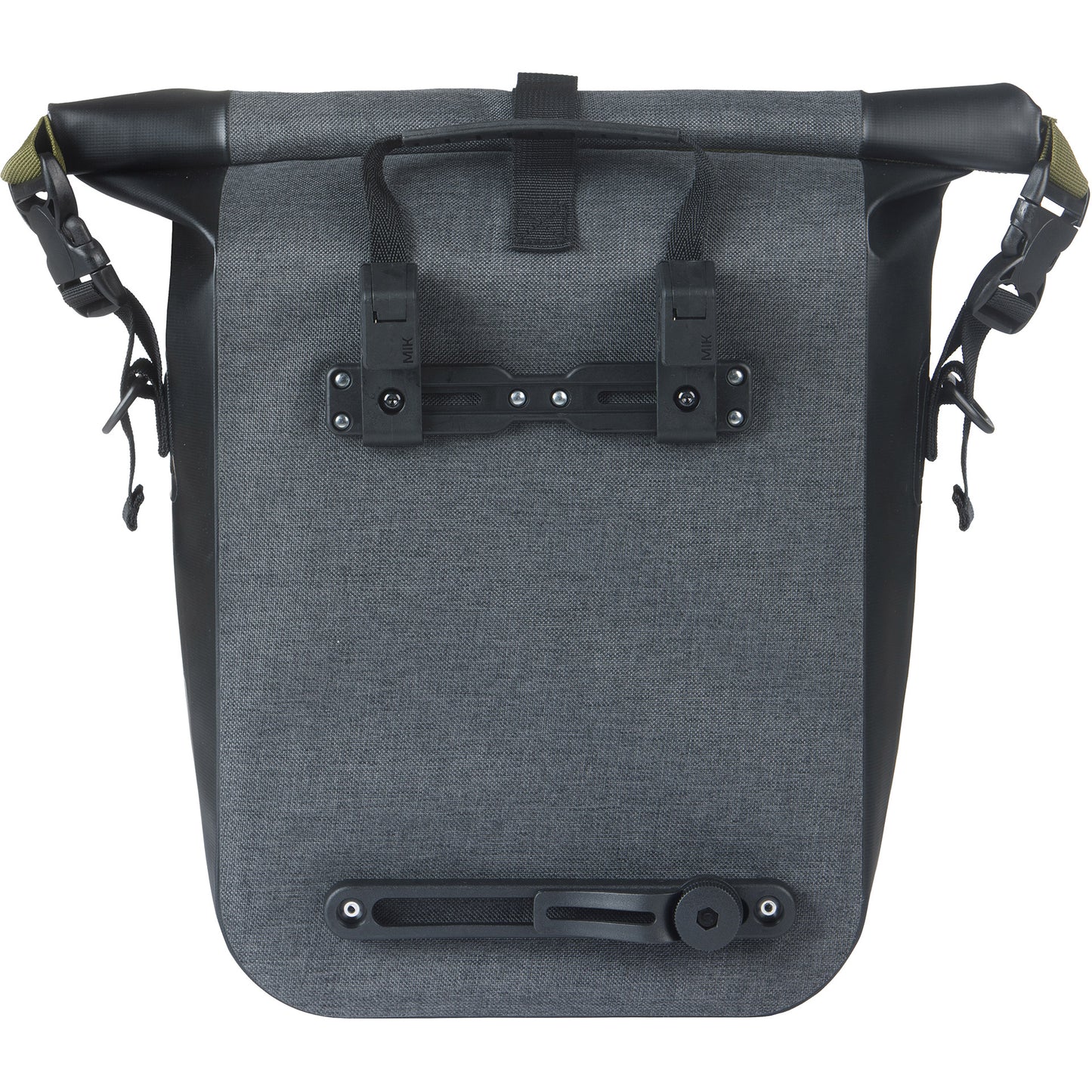 Basil Einzeltasche Navigator Storm M Mik 12–15 l 14 x 25 x 36 cm – Schwarz