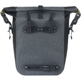 Basil Einzeltasche Navigator Storm M Mik 12–15 l 14 x 25 x 36 cm – Schwarz - afbeelding 4