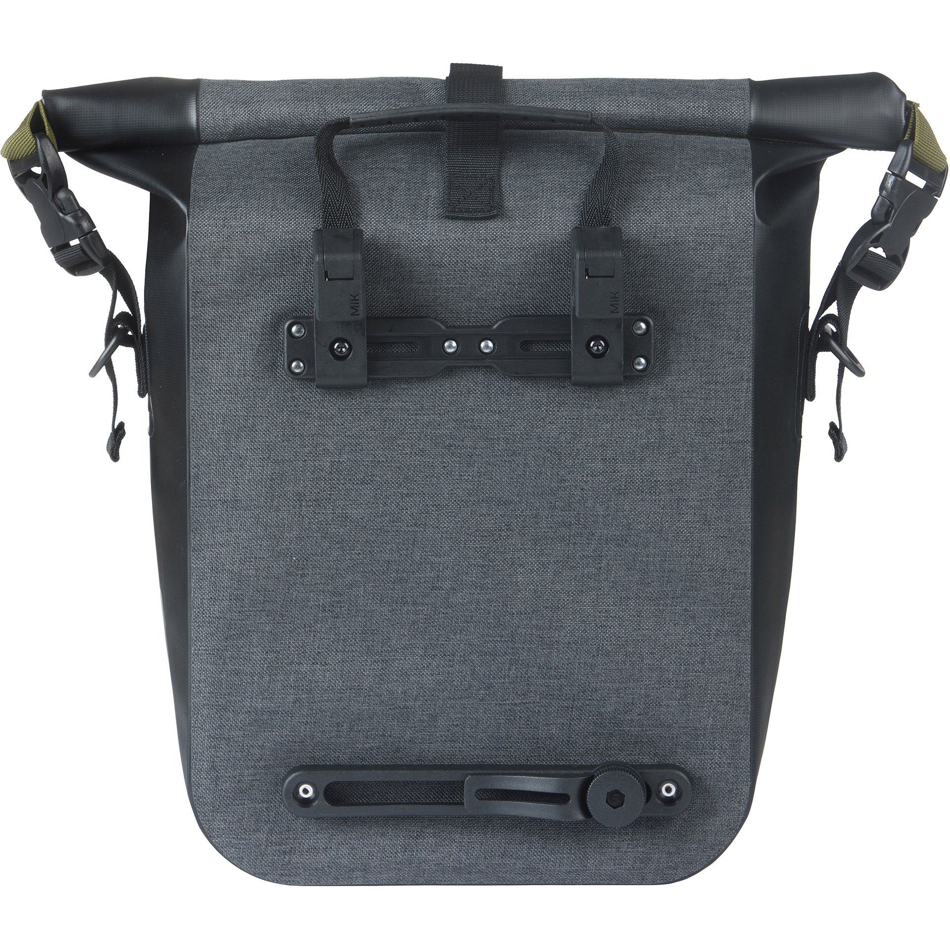 Basil Einzeltasche Navigator Storm M Mik 12–15 l 14 x 25 x 36 cm – Schwarz