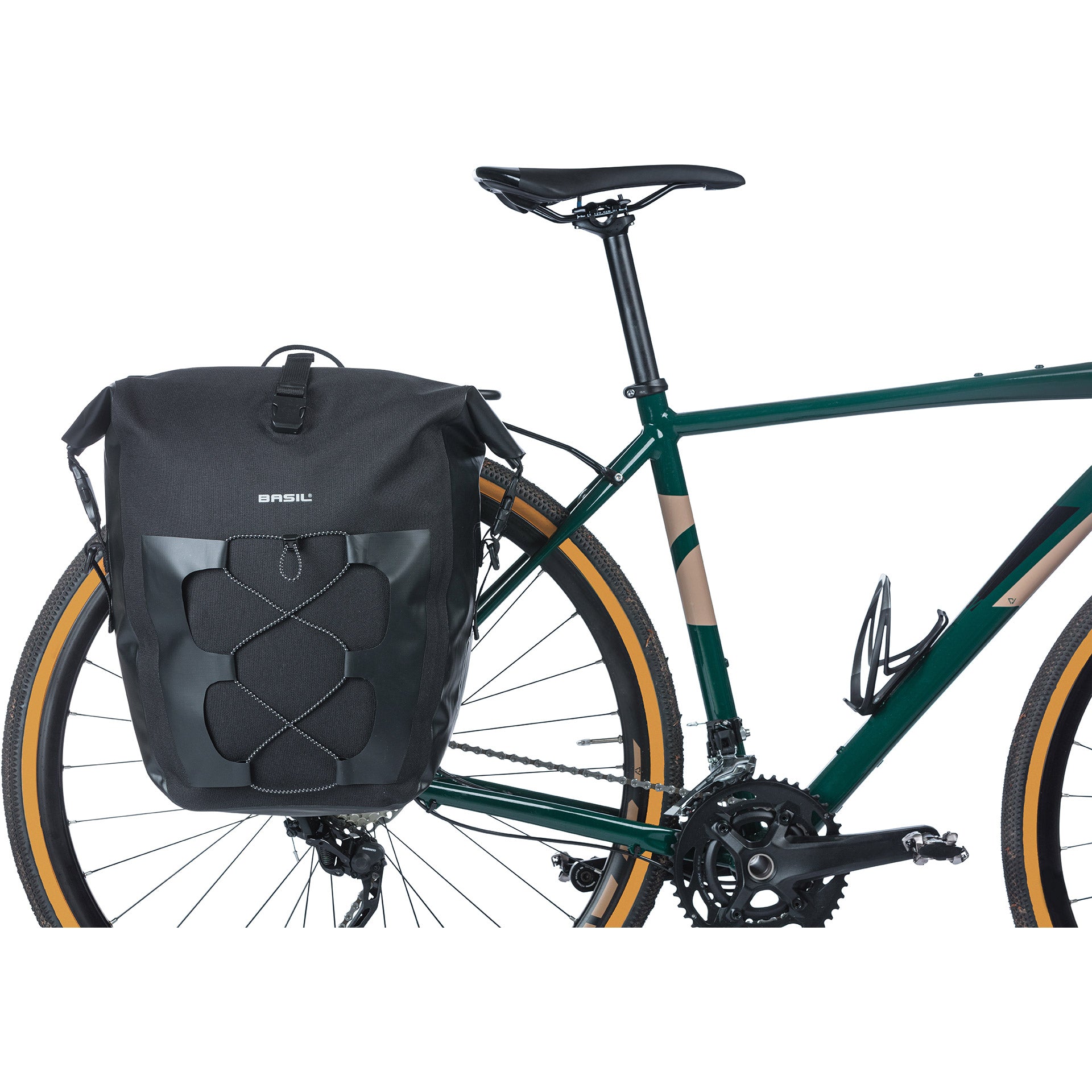 Basil Einzeltasche Navigator wasserdicht l mik 25-31l 14 x 26 x 42 cm - Schwarz