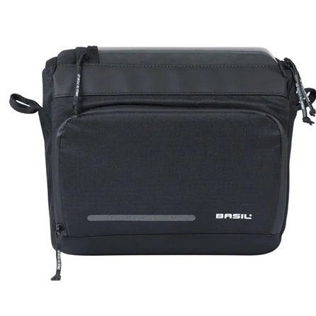 Basilikum-Lenkerbeutel KF 7-8 Liter 17 x 23 x 20 cm schwarz