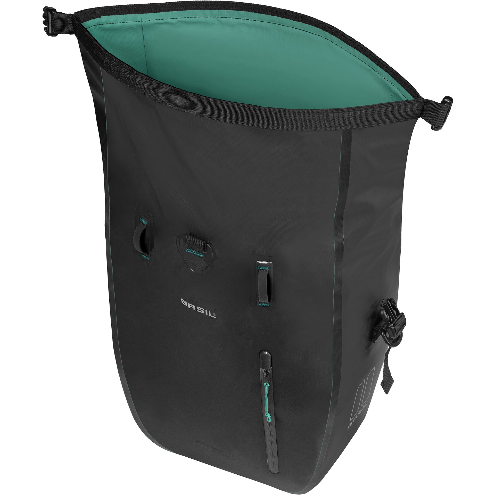 Basil Tasche Rivo L Single schwarz | Mikrofonhaken | 15l