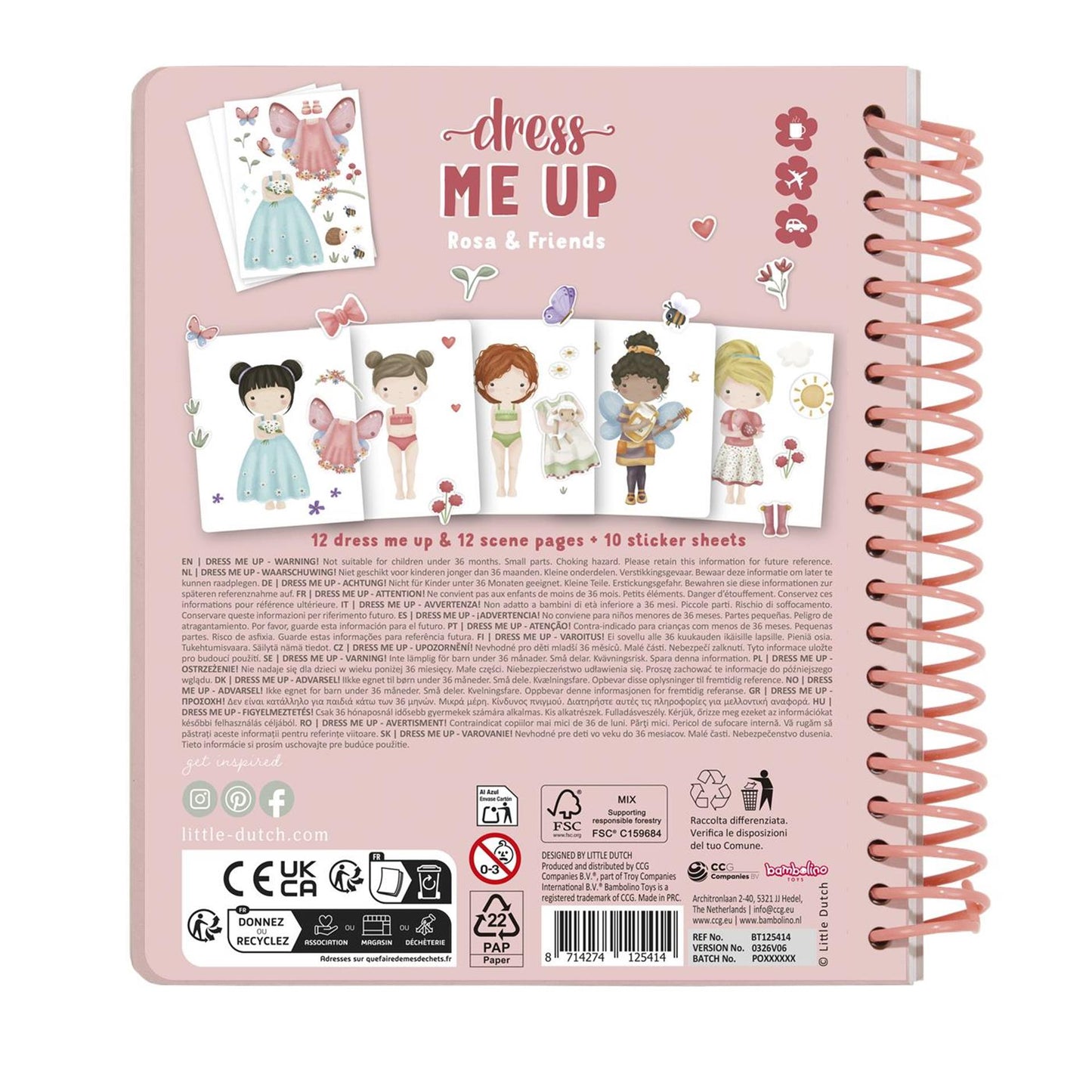 Little Dutch Rosa Friends – zieh mich an