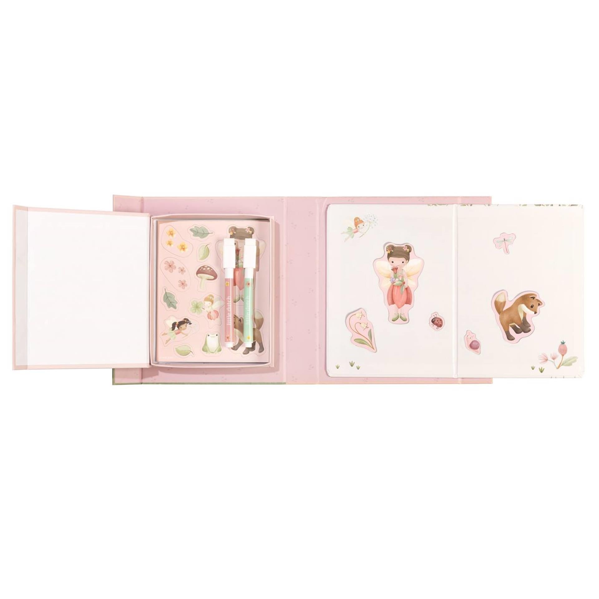 Little Dutch Rosa Friends Schilder- und Magnetset