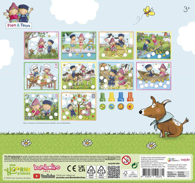 Fien und Teun Educational Stempel Set 14-Piece