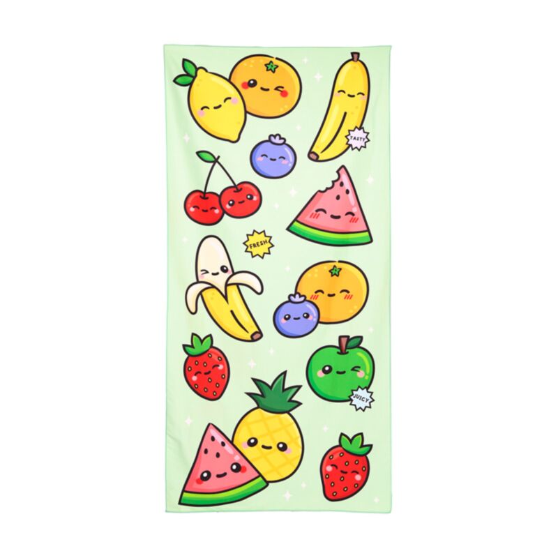 Foodsiemals Wassermelonen Sommerfrüchte Mikrofaser -Strandhandtuch