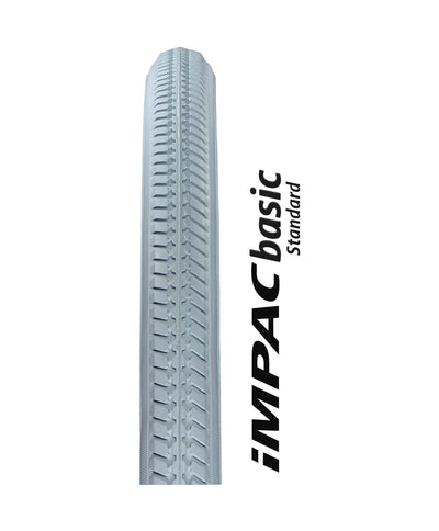 Impac -Reifen 20x1 3 8 Grau - Stadtband für Rollstühle