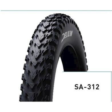 Deli Thundr Fatbike 102-406 (20x4,00) Schwarz