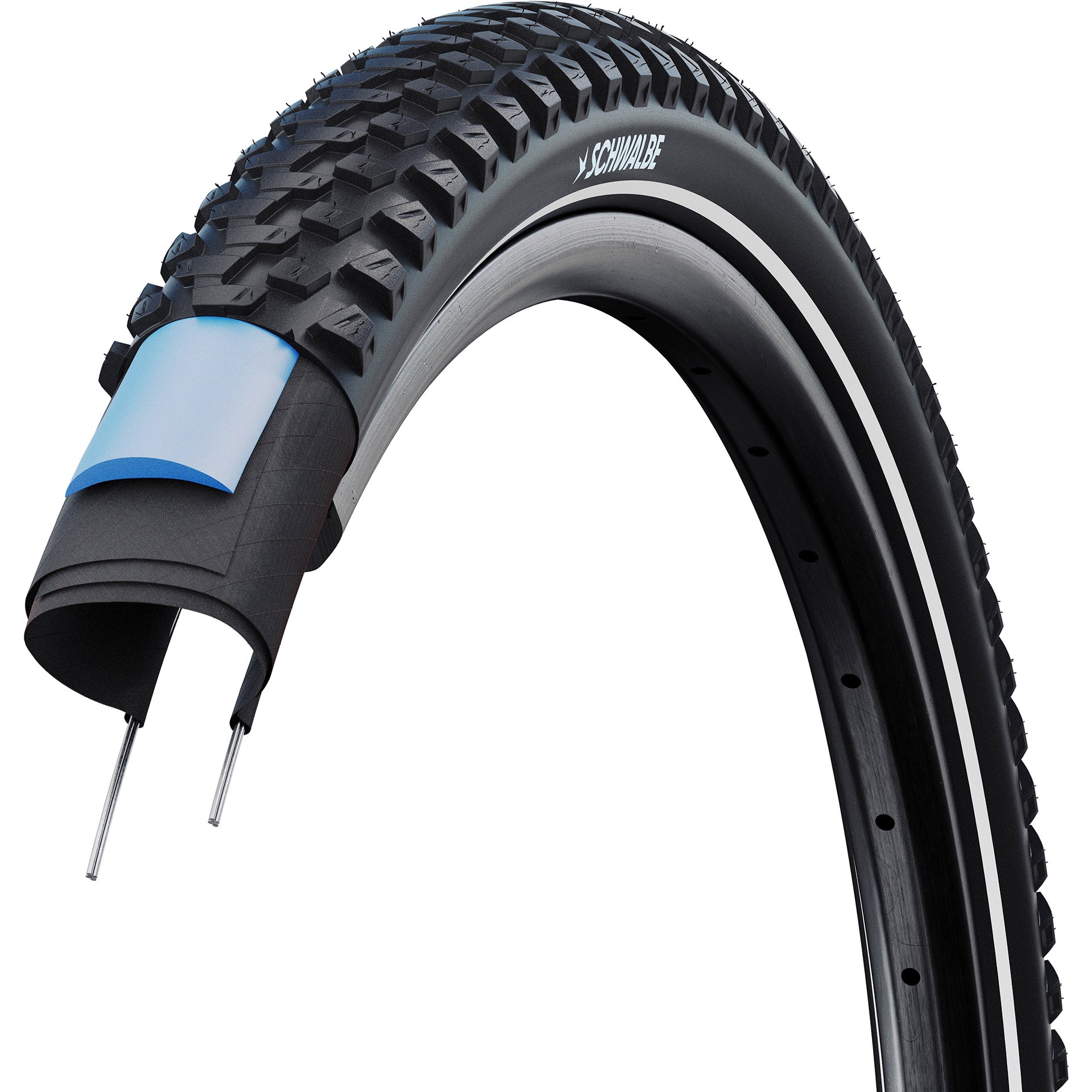 Schwalbe Drahtreifen Marathon Plus MTB 54-584 +r schwarz