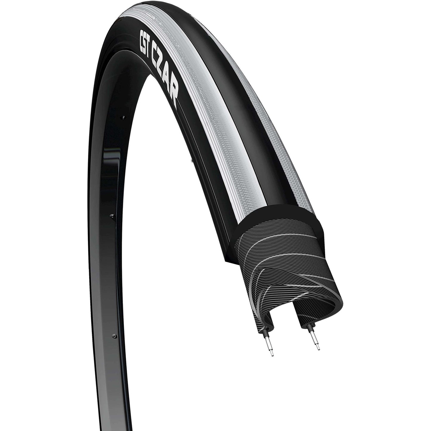 CST Außenreifen Czar 700 x 23 zw weiß