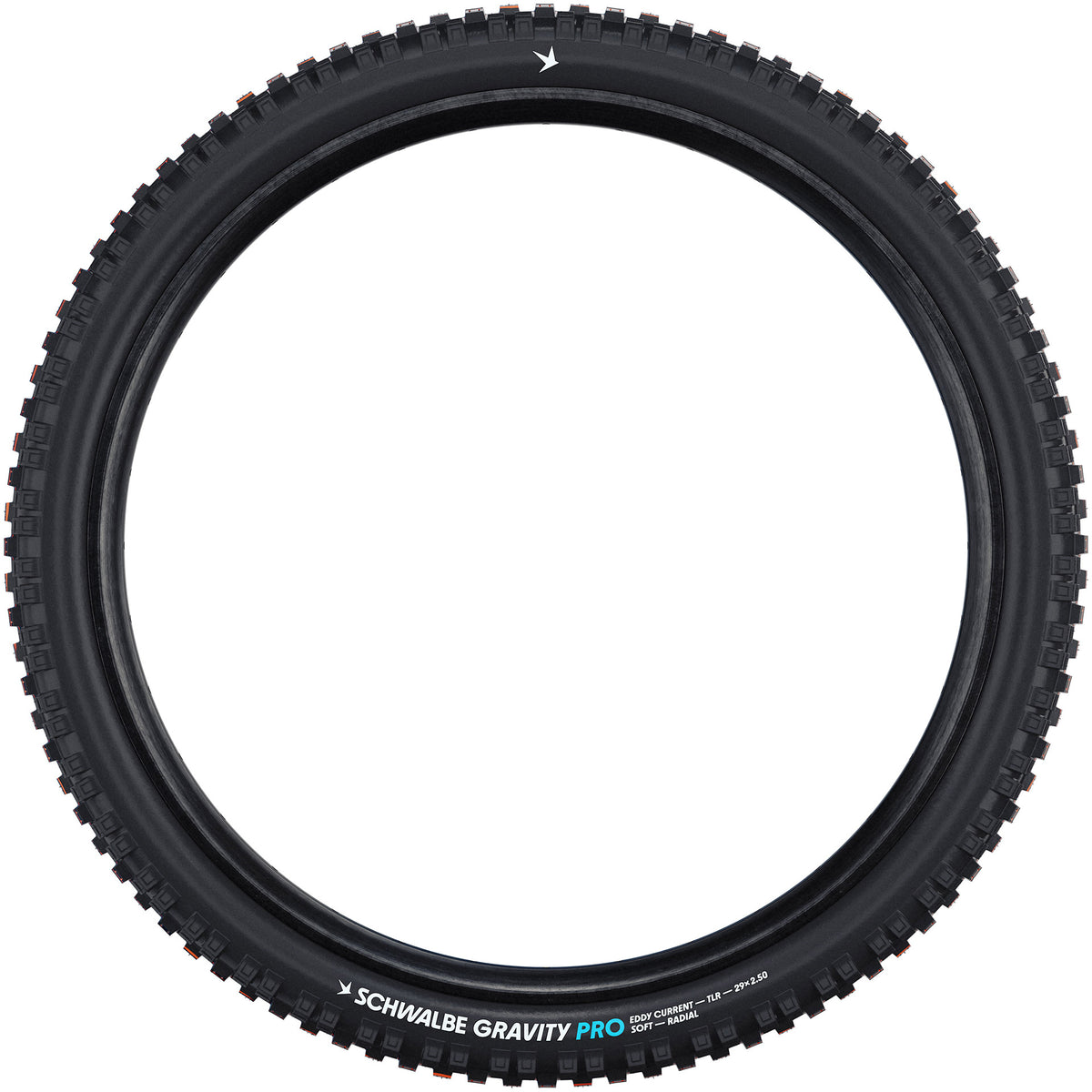 Schwalbe Wirbelstrom hinten – Tle – Addix Soft – Super Gravity – 27,5 x 2,60 – Schwarz