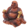 Mini Wood Effekt Chinesische lächelnde Buddha