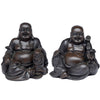 Frieden des Ostens gebürstete Holzwirkung Chinesisch Lachbuddha