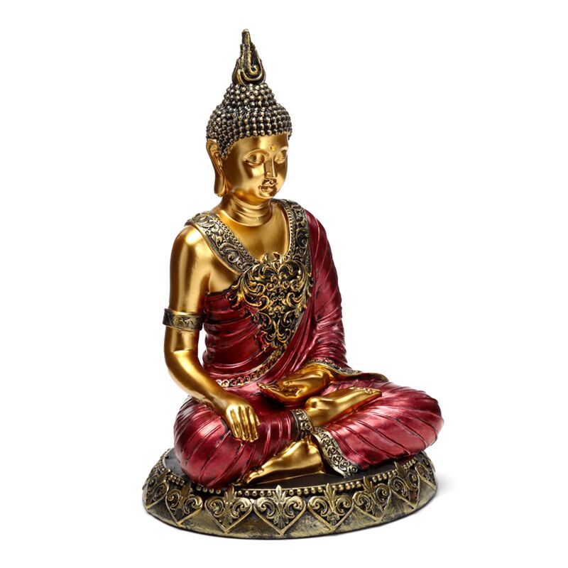 Rotes Gold Thai Buddha Kontemplation