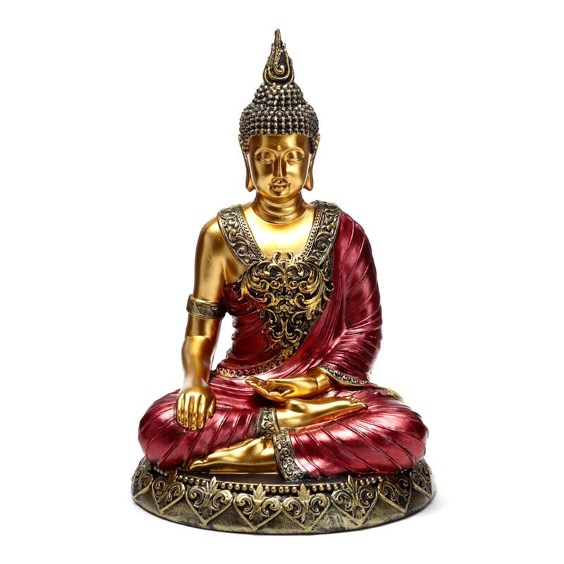 Rotes Gold Thai Buddha Kontemplation