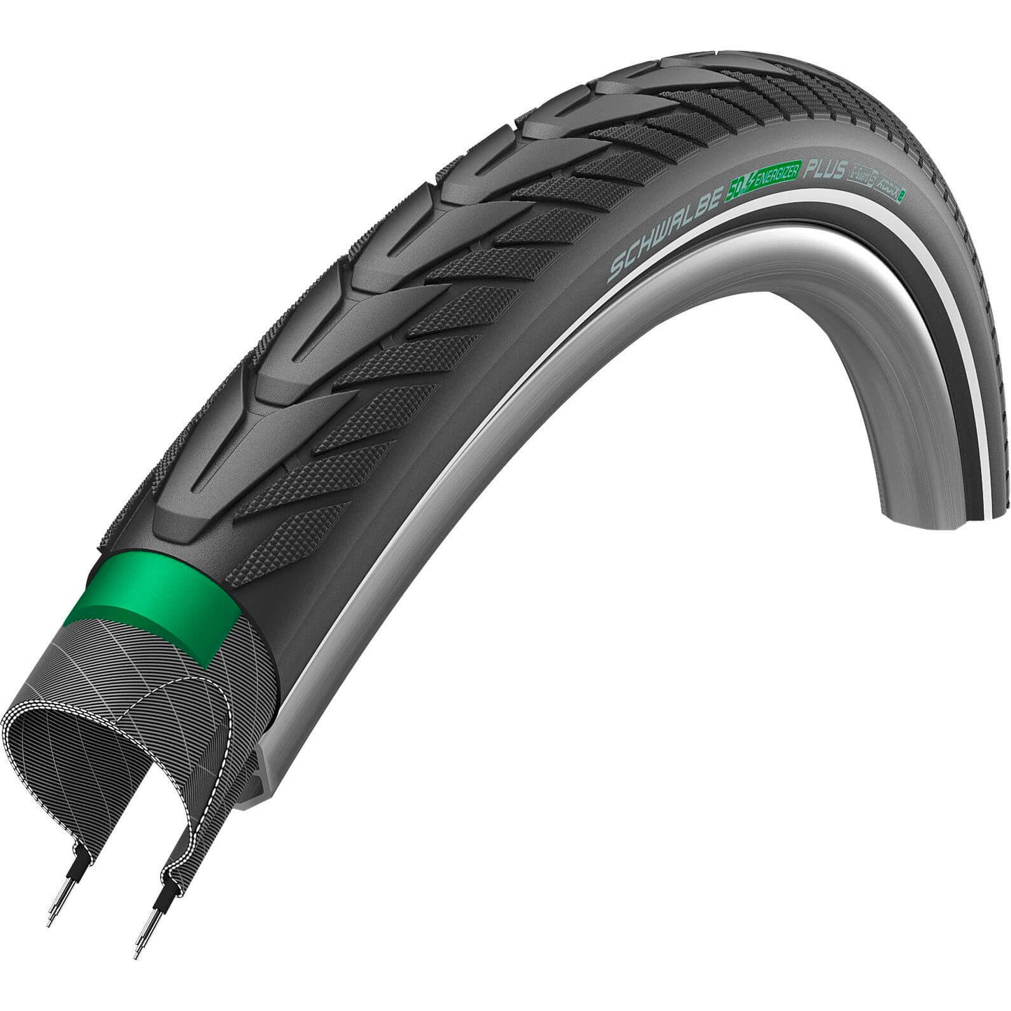 Schwalbe 25x Reifen Energizer plus 28 x 1,40 SW Refluen