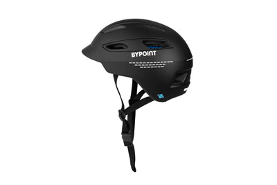 ByPoint-Helm U-tert flach schwarz l 58-61 cm