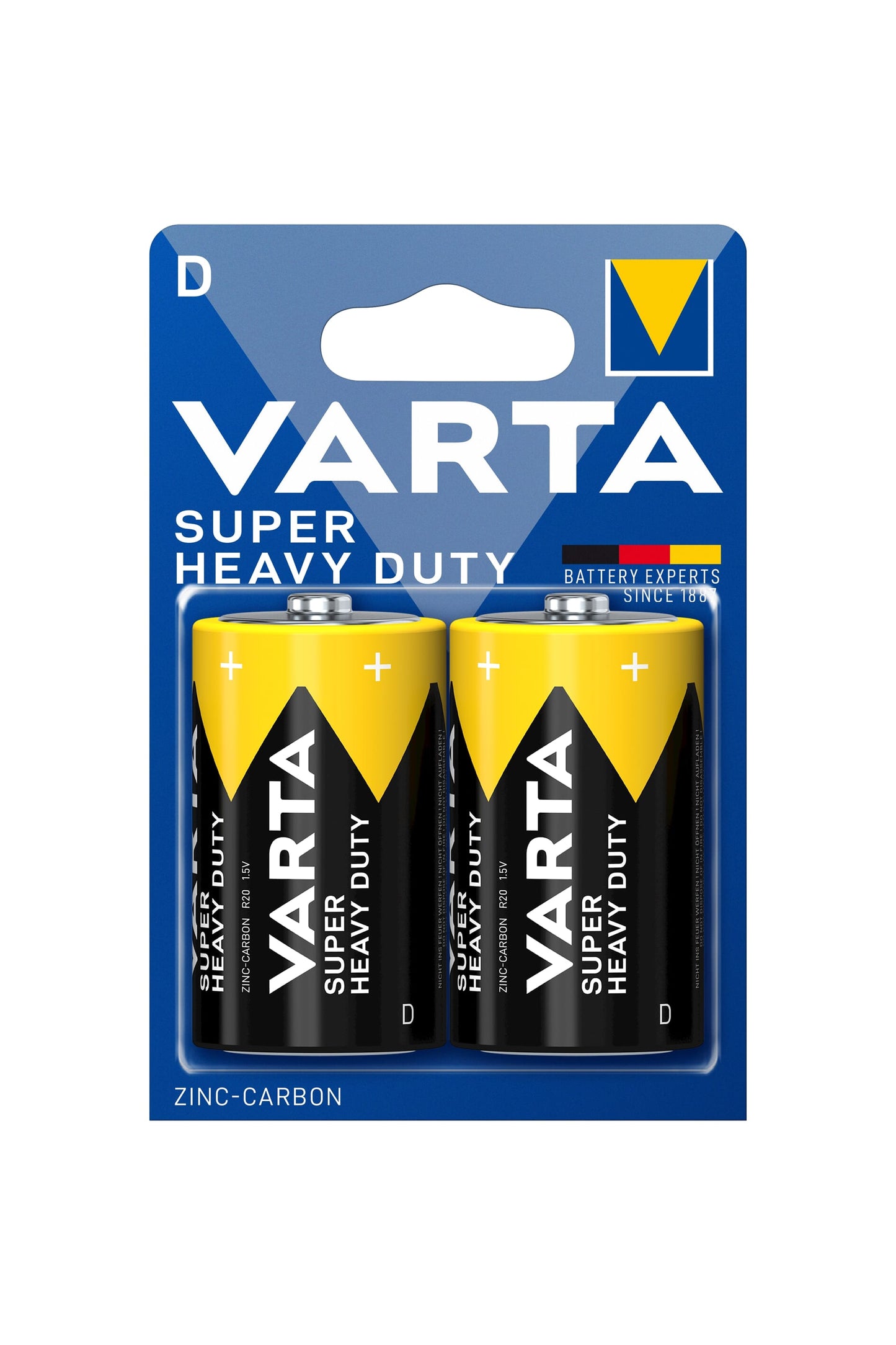 Varta Batterie Superlife R20 D Mono Karte A 2