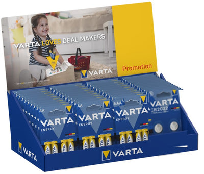 Varta -Batterieanzeige Energie AA + AAA + CR2032