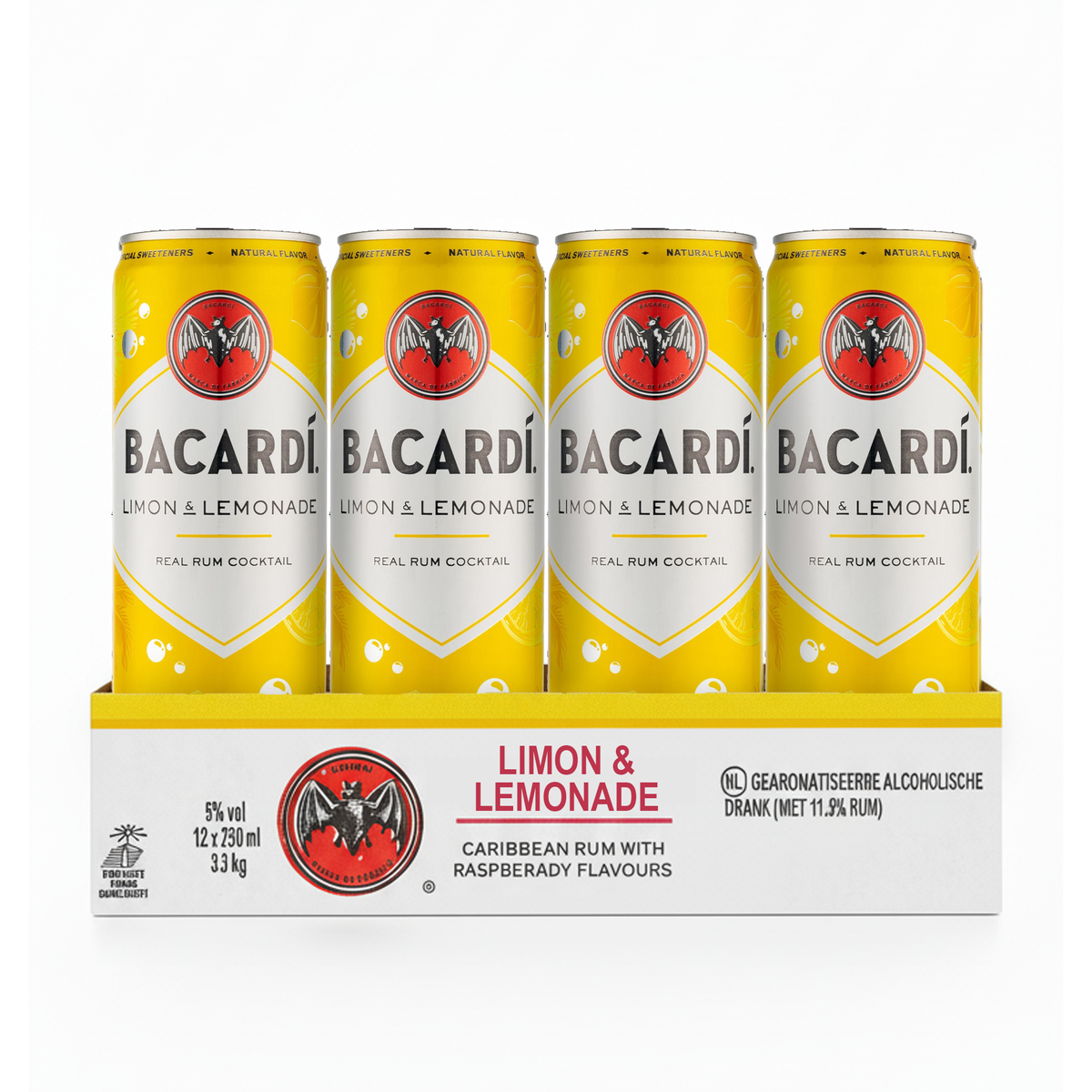 Bacardi Limon Limonade Dose (12x 25cl)