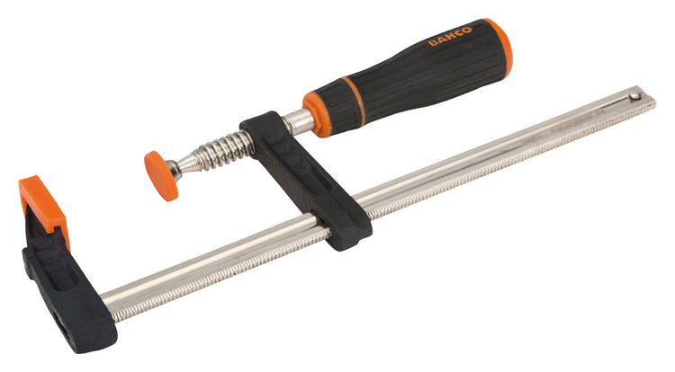 Bahco F-Klemme | Klebeklemme | mit Gummigriff | 100 mm x 50 mm – 420sh-50-100