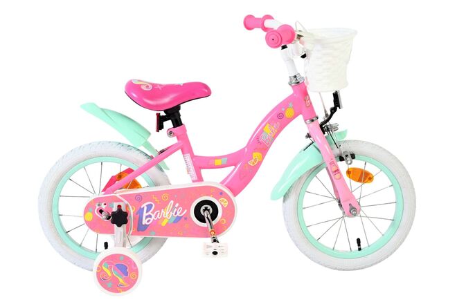 Barbie Kinderfahrrad – Mädchen – 14 Zoll – Rosa