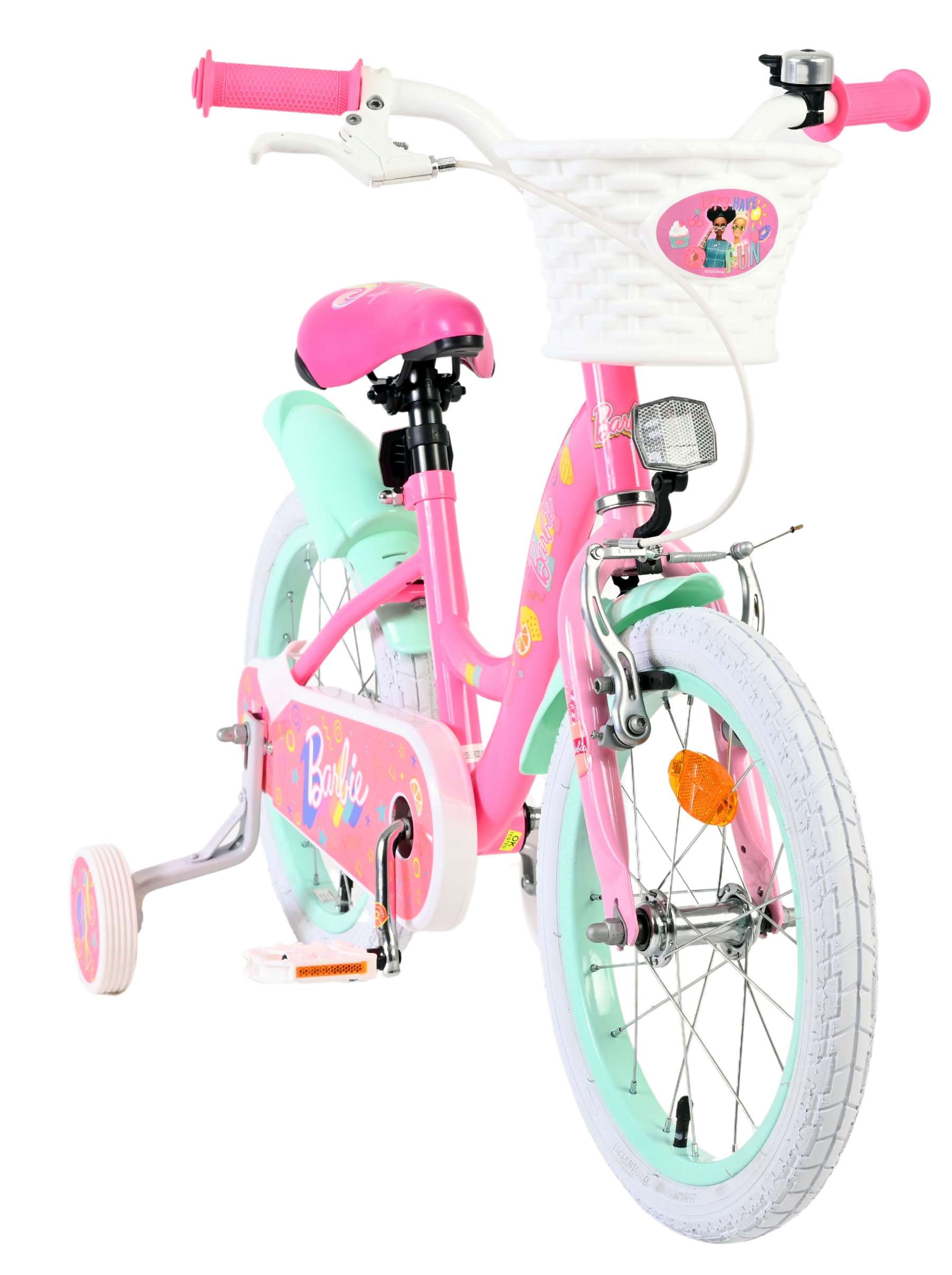 Barbie Kinderfahrrad - Mädchen - 16 Zoll - Rosa