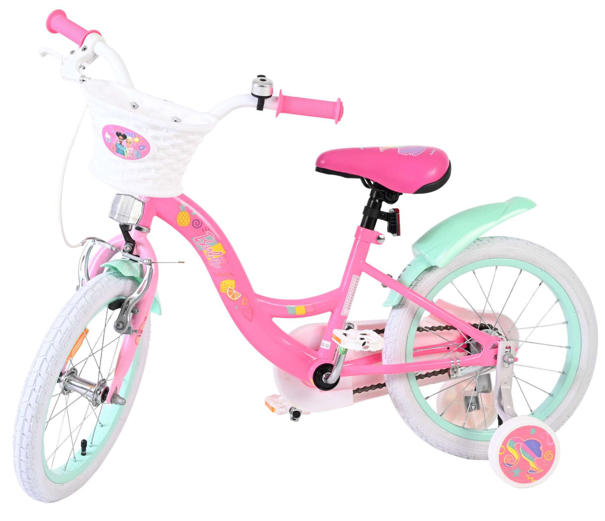 Barbie Kinderfahrrad - Mädchen - 16 Zoll - Rosa