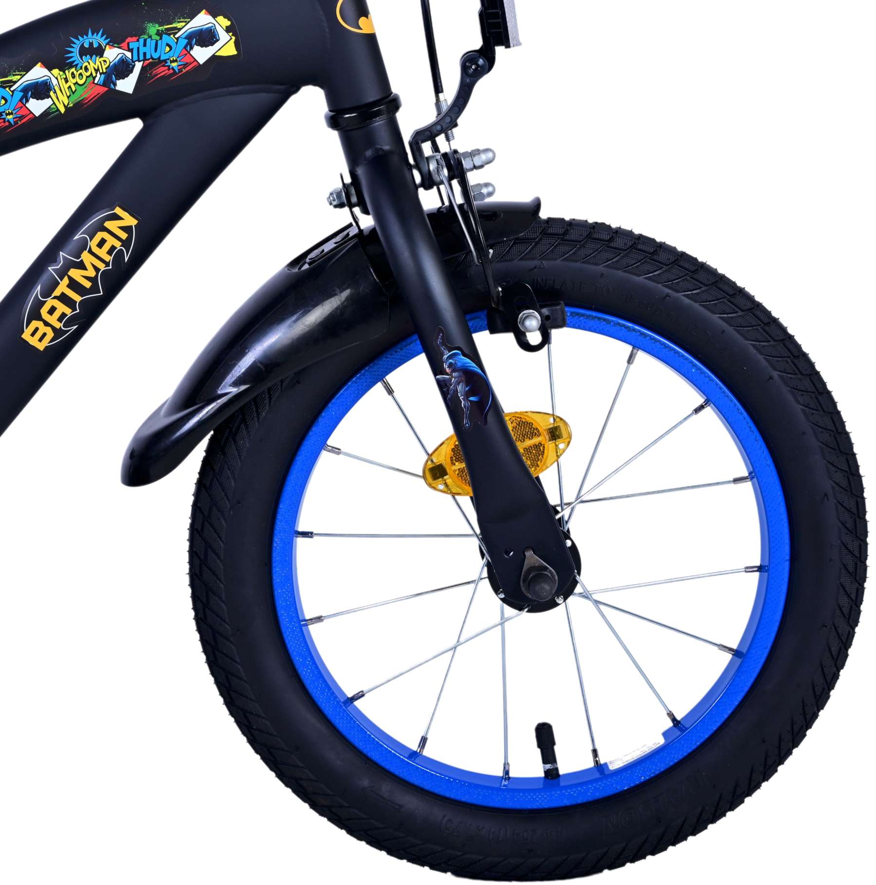 Batman Kinderbike - Jungen - 14 Zoll - schwarz