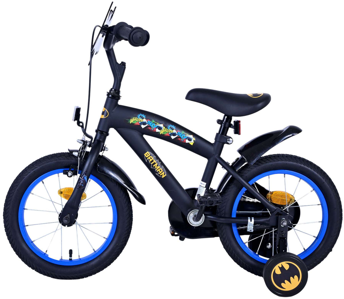 Batman Kinderbike - Jungen - 14 Zoll - schwarz
