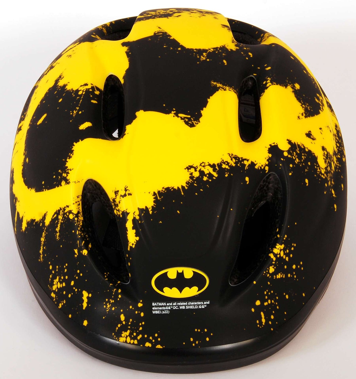 Skate Fahrradhelm Batman Junigoud 52-56 cm schwarz gelb