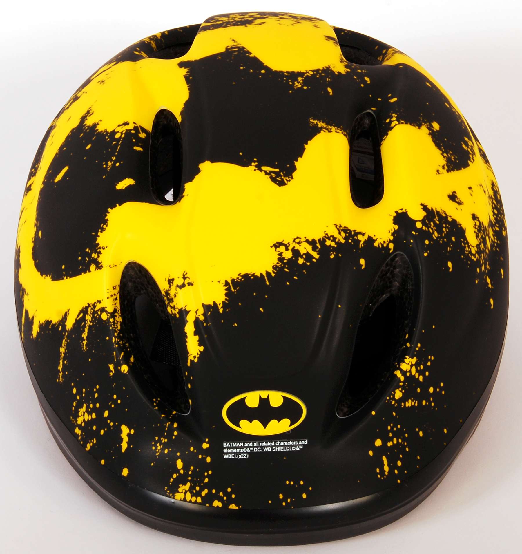 Skate Fahrradhelm Batman Junigoud 52-56 cm schwarz gelb
