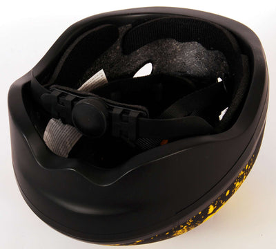 Skate Fahrradhelm Batman Junigoud 52-56 cm schwarz gelb