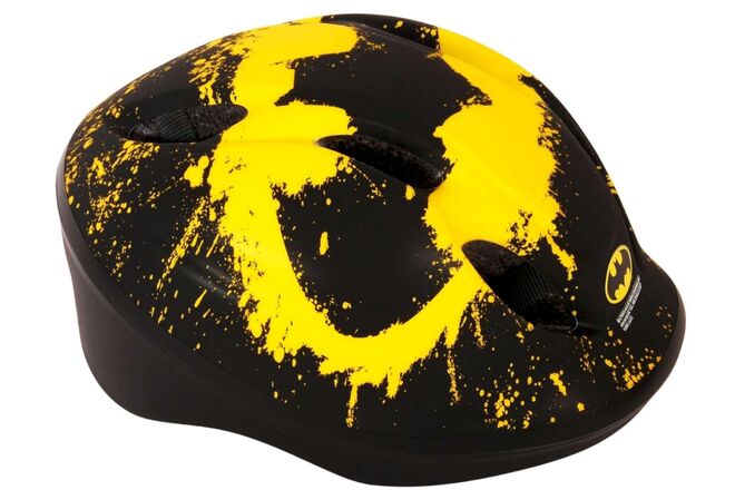 Skate Fahrradhelm Batman Junigoud 52-56 cm schwarz gelb