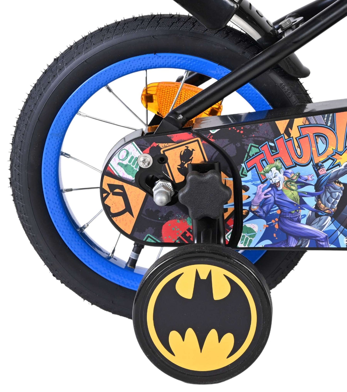 Batman Kinderfahrrad - Jungen - 12 Zoll - Schwarz