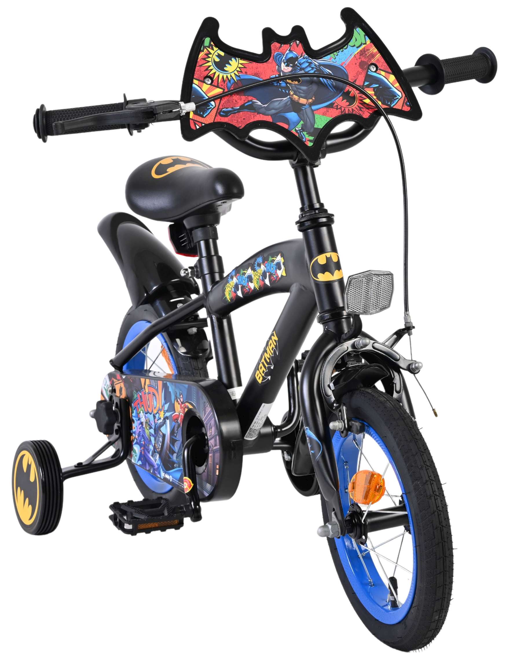 Batman Kinderfahrrad - Jungen - 12 Zoll - Schwarz