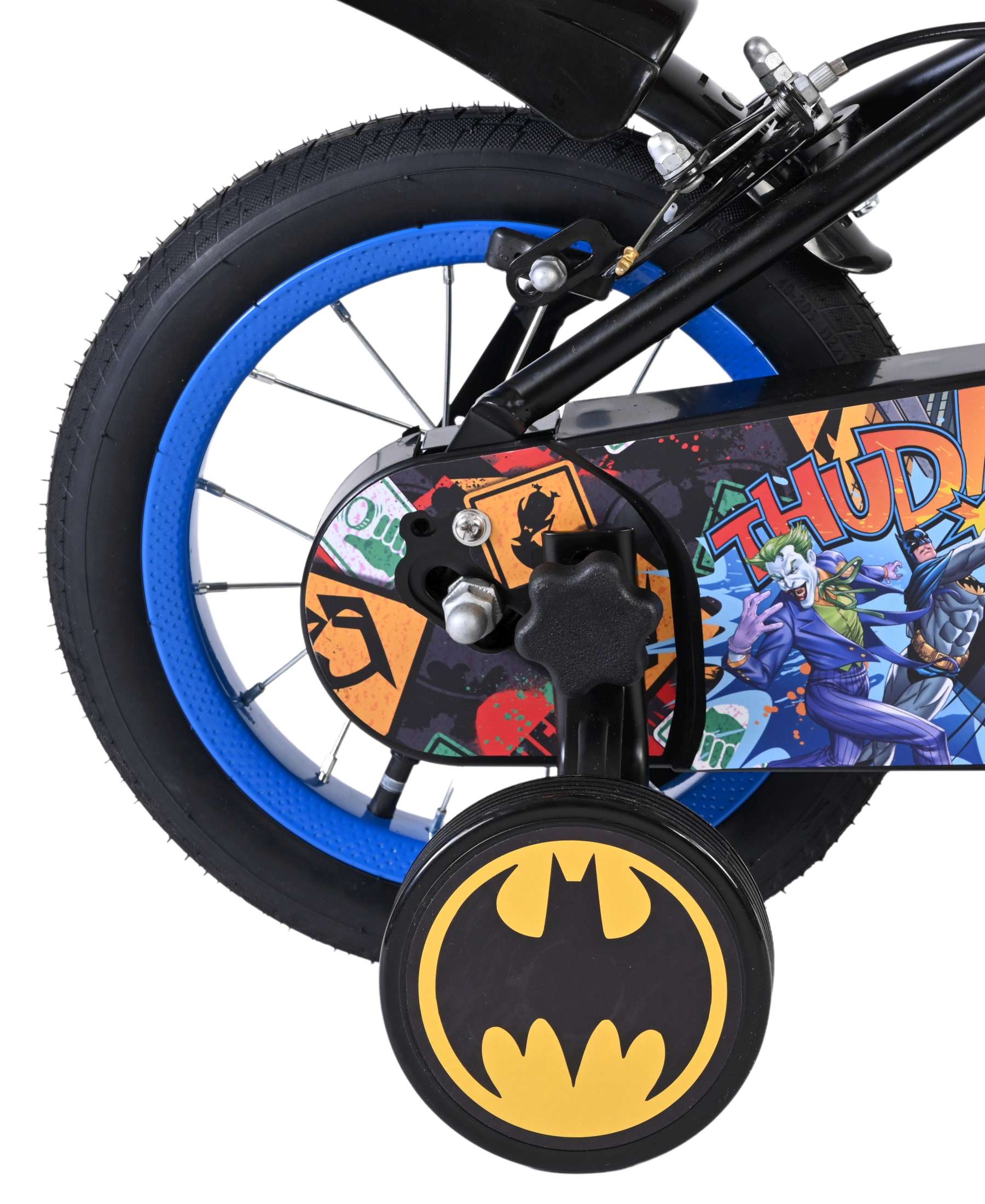 Batman Kinderfahrrad – Jungen – 12 Zoll – Schwarz – zwei Handbremsen