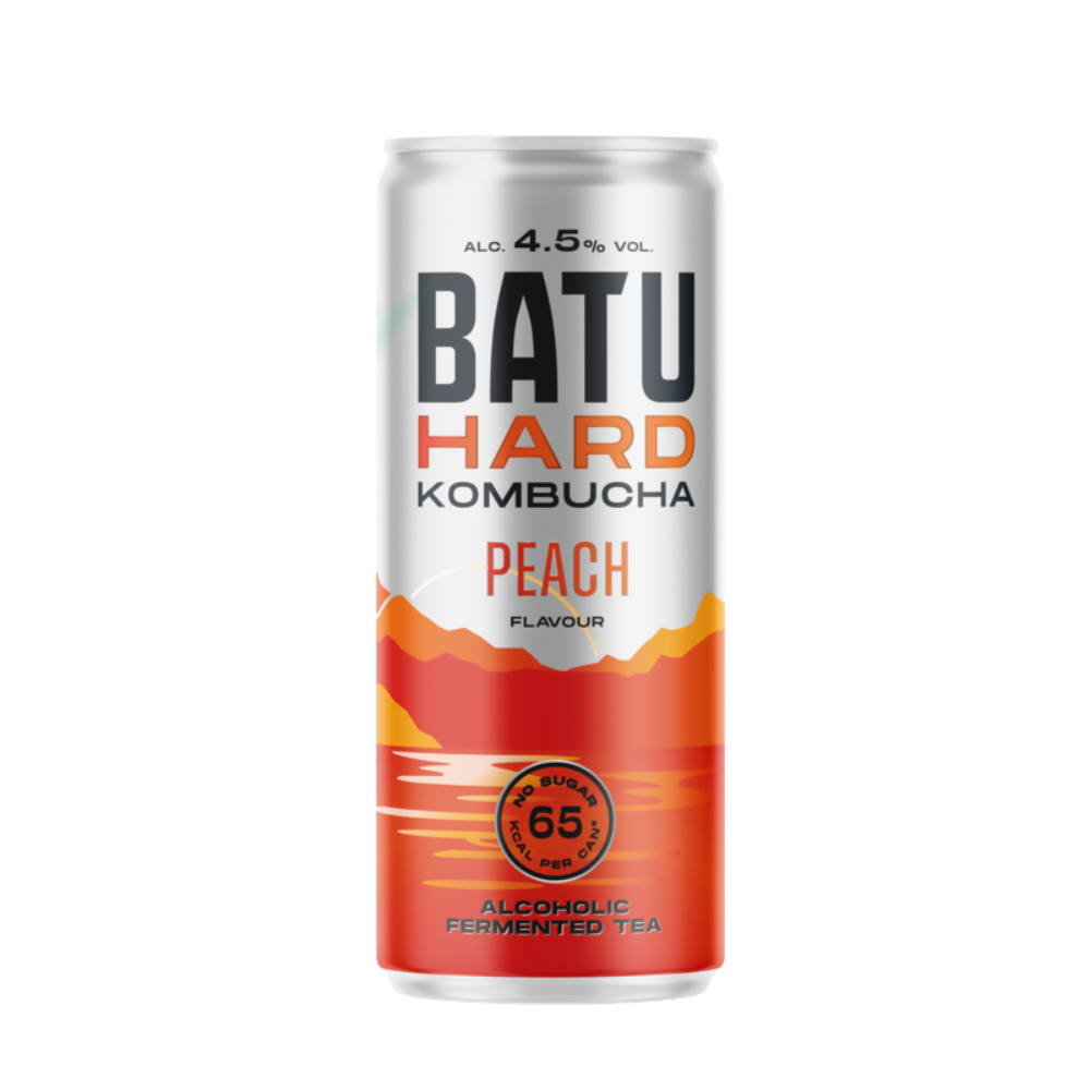Batu Hard Kombucha Pfirsich Dose (12x 250 ml)
